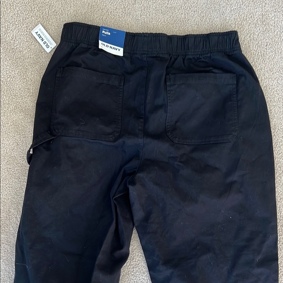 Old Navy Black Cargo Pants Straight Leg - Picture 8 of 9